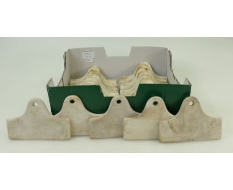 Ceramic Labels: Wine cellar bin labels. Approx 36.