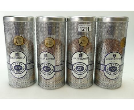 A collection of Cognac to include: 4 x Louis Royer VSOP Fine Champagne, Force, High Strength 50cl.