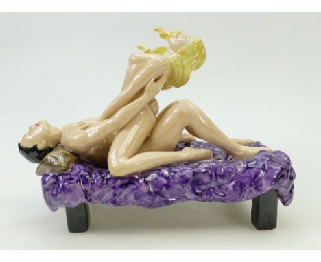 Kevin Francis erotic figure Sexual Passion: Figure in special colourway, marked artists original signed M Jackson.