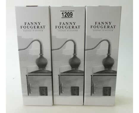 A collection of Cognac comprising: 3 x Fanny Fougerat Petit Cigue VSOP 70cl.