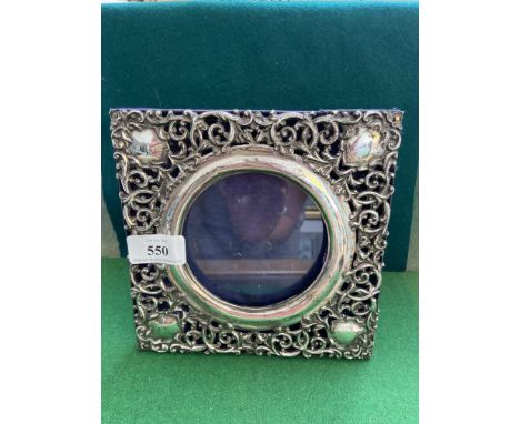 Victorian silver photograph frame (Birmingham 1900) 