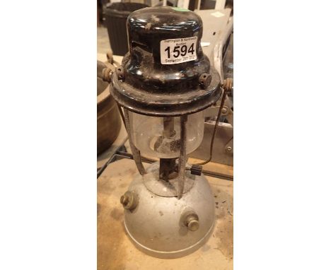 Tilley style paraffin lamp, 110v. Not available for in-house P&amp;P, contact Paul O'Hea at Mailboxes on 01925 659133 