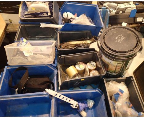 Large tray of stacking boxes to include various tools etc. Not available for in-house P&amp;P, contact Paul O'Hea at Mailboxe