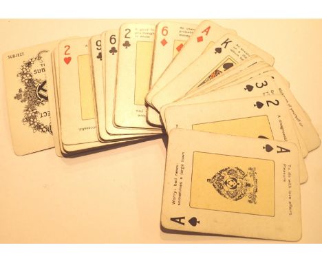 Rameses C1910 goodall and son fortune telling cards. P&amp;P Group 1 (£14+VAT for the first lot and £1+VAT for subsequent lot