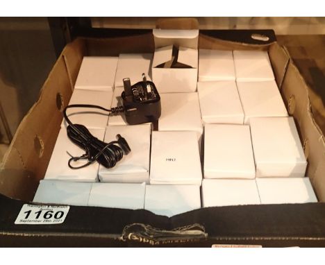 24 x 6V 0.3A power supplies, boxed, new old stock. P&amp;P Group 1 (£14+VAT for the first lot and £1+VAT for subsequent lots)