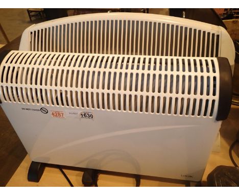 Logik electric heater plus one other heater. Not available for in-house P&P, contact Paul O'Hea at Mailboxes on 01925 659133C