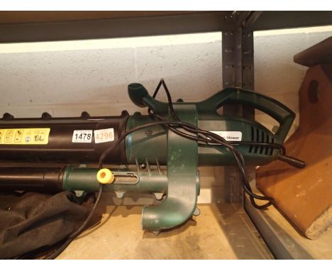 Electric garden vacuum blower FPB V2000. Not available for in-house P&P, contact Paul O'Hea at Mailboxes on 01925 659133Condi