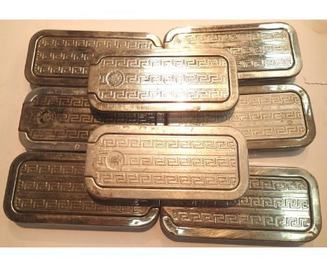 Box of eight vintage eight rolls razors. Not available for in-house P&amp;P, contact Paul O'Hea at Mailboxes on 01925 659133 