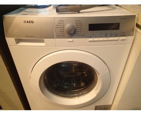 AEG L76475FL 7kg Protex washing machine, 60 x 50 x 85 cm H. Not available for in-house P&P, contact Paul O'Hea at Mailboxes o