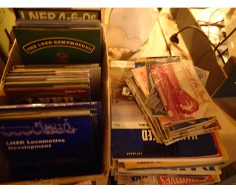 Mixed model rail and railway magazines and books. Not available for in-house P&amp;P, contact Paul O'Hea at Mailboxes on 0192