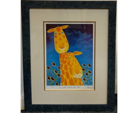 Mackenzie Thorpe, after, 'You Are The Sunshine of My Life', signed in pencil to margin, artist's proof 10/25, lithograph by W