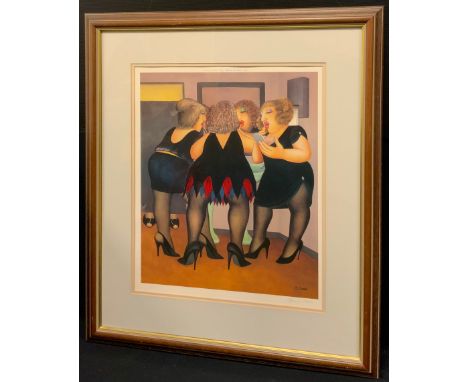 Beryl Cook (1926-2008), by and after, Getting Ready, coloured  lithograph, published by Alexander Gallery Publications Ltd, B