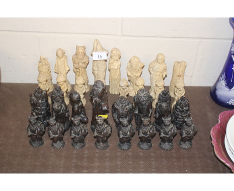 A 1989 Tolkein Enterprises "Lord of the Rings" chess set AF