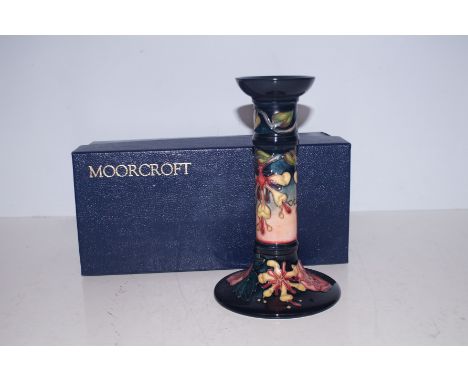 Moorcroft boxed Oberon candle stick Height 20 cm