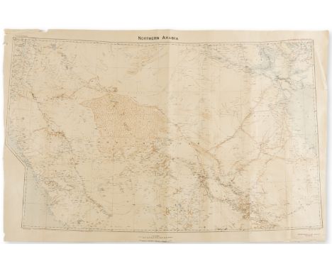 Saudi Arabia.- Royal Geographic Society. Northern Arabia, [Captain Shakespear's Last Journey], from The Geographical Journal,
