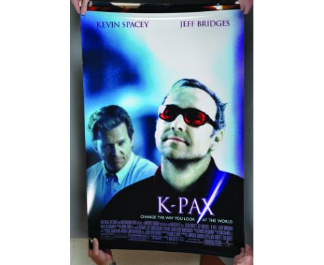 Universal Pictures. 'K-Pax', Poster, Unframed, 40" x 27", and two others, 'Ali', 'Ocean's Eleven', three (3).