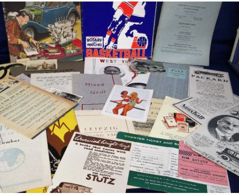 Ephemera, a vast quantity of items mainly from the 19th C to include b/w photos, greetings cards, Home Office pamphlets, post