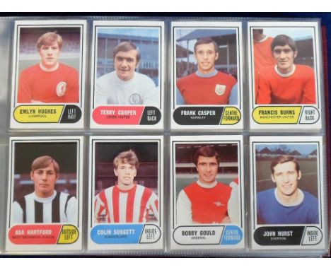 Trade cards, A&amp;BC Gum, Footballers (Football Facts) (1-170) (complete, 170 cards) (one or two with some light gum marks b