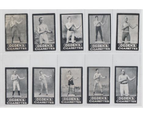 Cigarette cards, Ogden's Tabs, Boxing, Heroes of the Ring (set, 17 cards) (2 poor, rest fair/gd) 