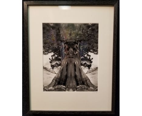 Untitled, 1994 Jerry Uelsmann Silver Gelatin Print. Signed and dated lower right. Signature on verso of photo, along with dat