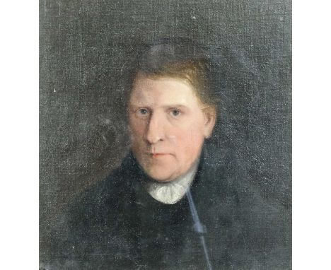 Manner of Sir Henry Raeburn (1756-1823) Portrait of a Gentlman in a white stock Oil on board, 44cm by 41cm