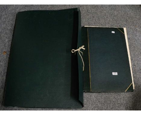 A large quantity of prints, architectural studies, hunting scenes, maps etc. in a folio, three cartons and a binding 