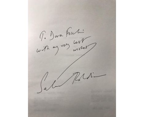 Rushdie, Salman. The Satanic Verses, a photocopy of a corrected typescript, 310 leaves approx., with a cover sheet, inscribed