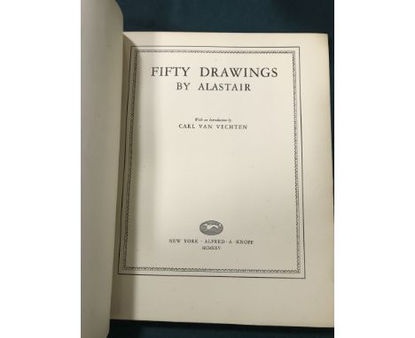 [Voight, Hans Henning] Fifty Drawings by Alastair, first edition, one of 1025 copies, half-title, 50 plates, some coloured, t