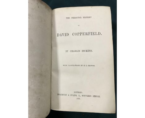 Dickens, Charles. The Personal History of David Copperfield, first edition in book form, engraved frontispiece and additional