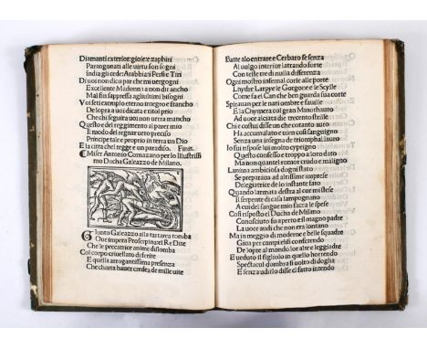 Cornazano, Antonio. Opera Noua de Miser A. Cornazano in terza rima: laql tratta. De modo Regedi. De motu Fortune. De integrit