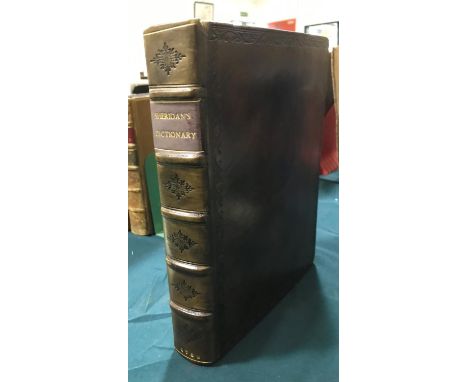 Sheridan, Thomas. A Complete Dictionary of the English Language, second edition, half-title, engraved portrait frontispiece, 