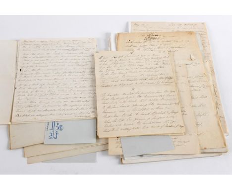 Barrett Browning, Elizabeth. A collection of manuscript poems, and other items. The reference numbers are those from The Brow