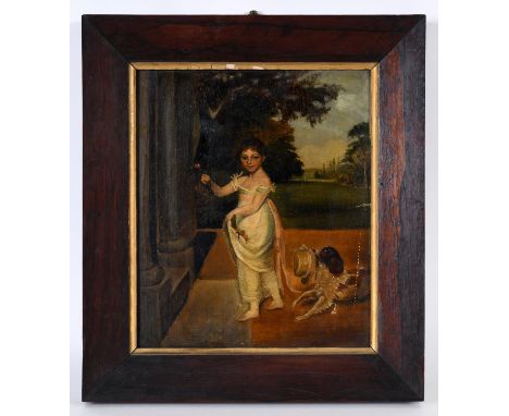 After Charles Hayter Portrait of Elizabeth Barrett Browning entering the porch at Hope End near Ledbury, Herefordshire follow