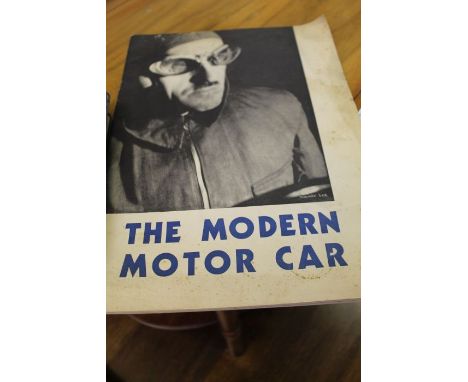 With The Compliments of Shell-Mex &amp; BP Ltd, a book on the modern motor car, having coloured fold out engineered drawings,