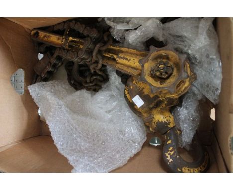 A car engine winch