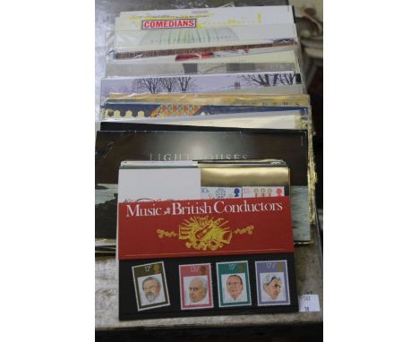 Two brown albums of First Day covers