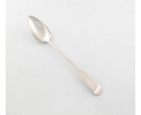 A George III Scottish silver Oar pattern basting spoon, maker's mark only, that of P. Cunningham and Son, Edinburgh circa 181