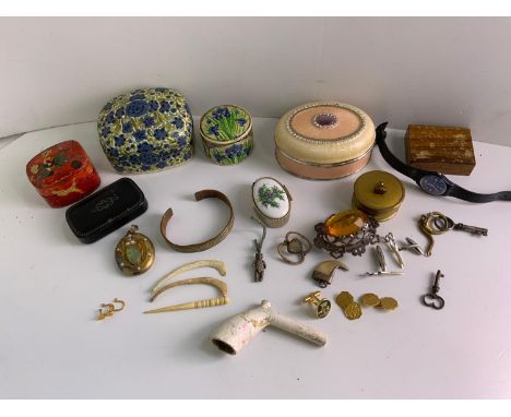 Trinket Boxes and Costume Jewellery etc 