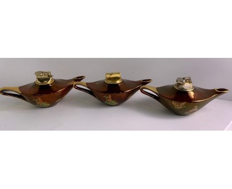 3x Carltonware Lighters 