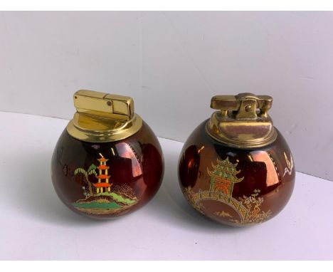 2x Carltonware Lighters - 9cm High 