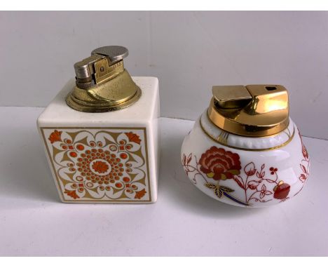 2x Lighters - Carltonware and Royal Crown Derby 