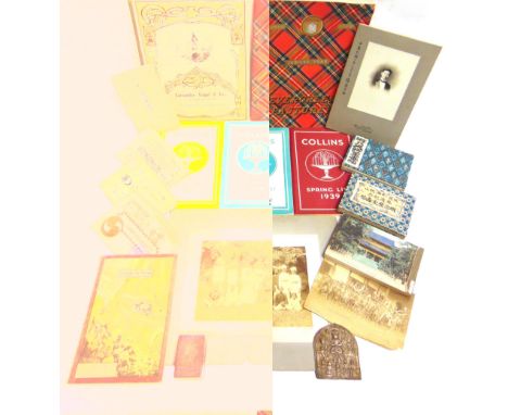 ASSORTED EPHEMERA &amp; COLLECTABLES  comprising two folding Japanese picture books; a Chinese Government Railways Guide to P
