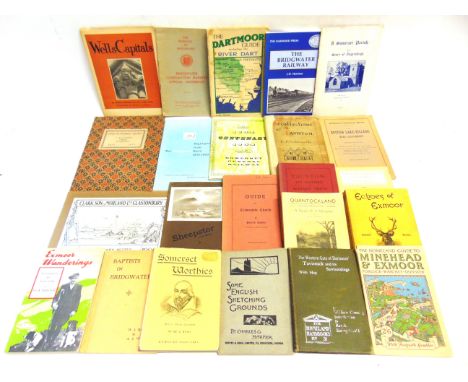 [TOPOGRAPHY]. WEST COUNTRY  Thirty-five assorted booklets and guides, including the Taunton Official Guide, 1967-68; Page, Hu