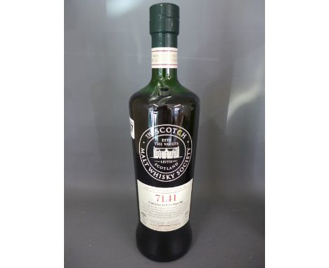 The Scotch Malt Whiskey Society single cask 70cl bottle of Whiskey no 71.41 57.2%
