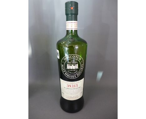 The Scotch Malt Whiskey Society single cask 70cl bottle of Whiskey no 39.113 57%