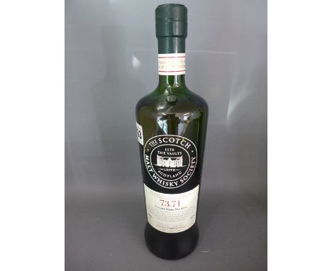 The Scotch Malt Whiskey Society single cask 70cl bottle of Whiskey no 73.71 - 55.5%