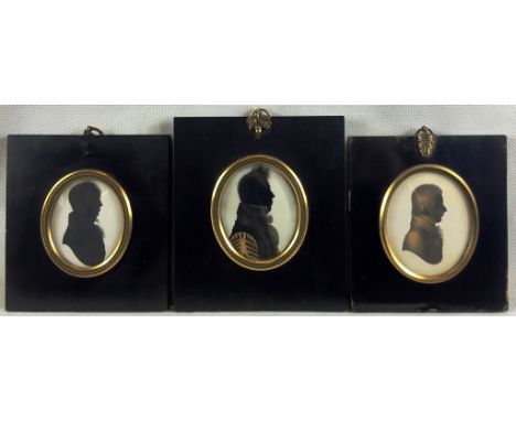 Three silhouettes to include R Harradan (circa 1805):
The Reverend Henry William Hill (1782-1840), formerly of Jesus College,