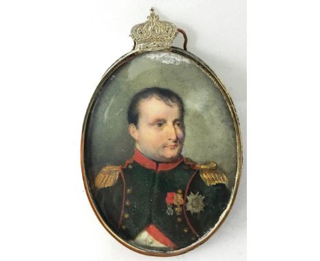 Circle of Jean Baptiste Isabey (French, 1767-1855):
Portrait miniature of Napoleon I (1769-1821), Emperor of the French (1804