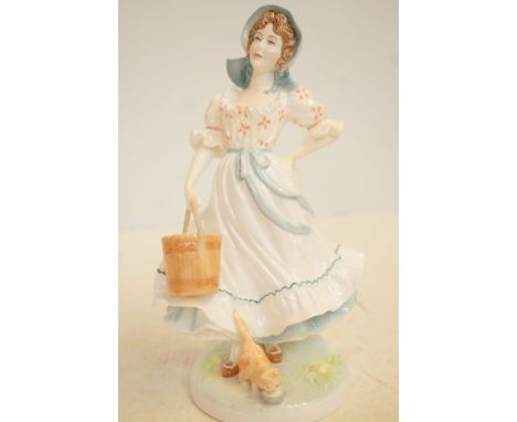 Royal Worcester figure the milkmaid limited edition 