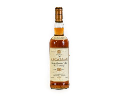 Macallan 10 Years Old Single Highland Malt Scotch Whisky, bearing label ''Bottled Exclusively For The Members Of The New Club